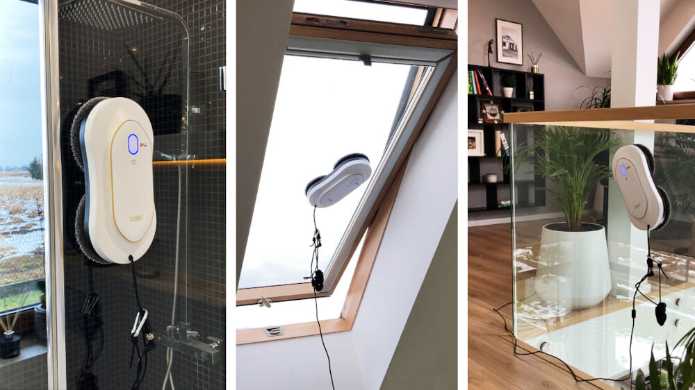 COBBO E6 Slim робот для миття вікон універсальні вікна дахові вікна рівні поверхні душові кабіни балюстради зручність функціональність