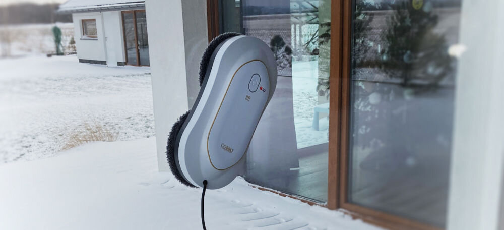 COBBO E6 Тонкий робот для миття вікон Алгоритм ШІ оптимальний маршрут прибирання від краю до краю ретельне прибирання