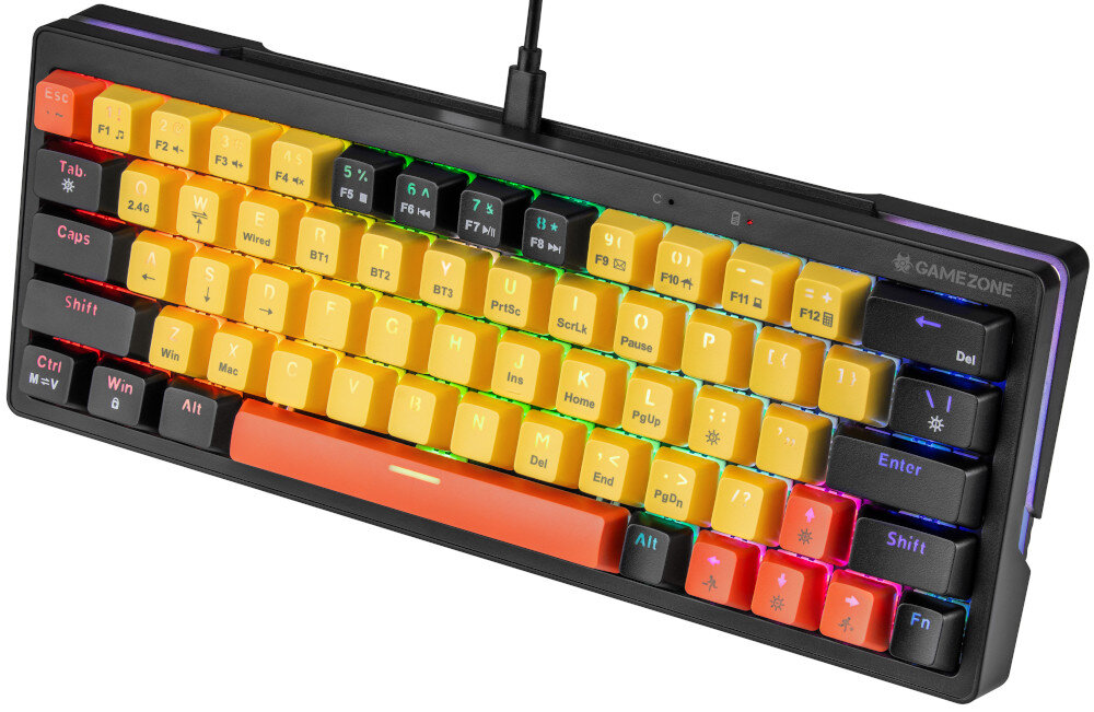 Klawiatura TRACER GameZone Evo2 aż do 50 milionów kliknięć Mechaniczne switche TNT