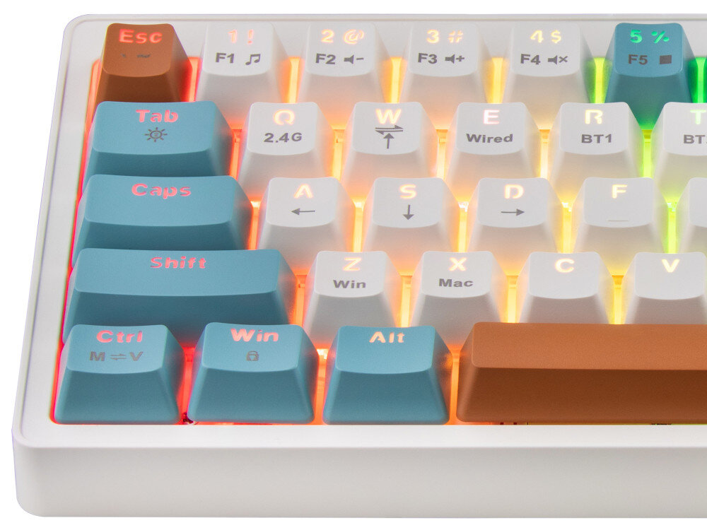 Klawiatura TRACER GameZone Evo3 funkcji HOT SWAP switchy nasadek klawiszy