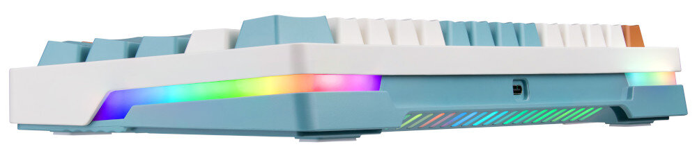 Klawiatura TRACER GameZone Evo3 przewód USB-C długości 1.5 m łączność 2.4G odbiornikiem Bluetooth w standardzie 3.0 i 5.2