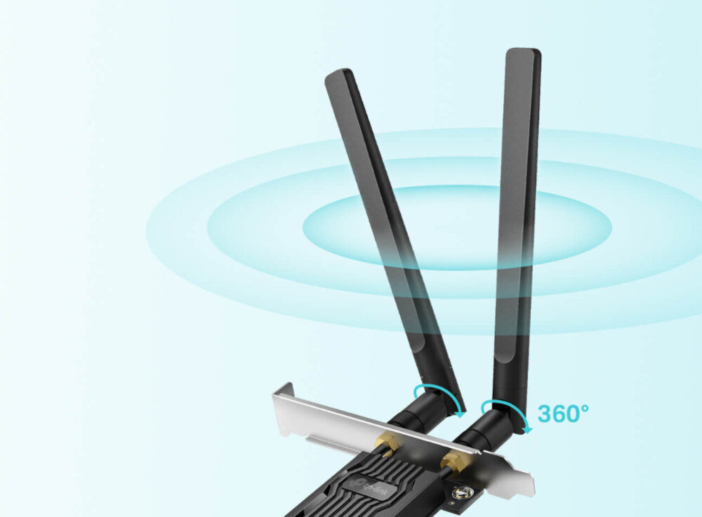 Karta sieciowa TP-LINK Archer TX20E Dwie anteny zasięg sieci Wi-Fi