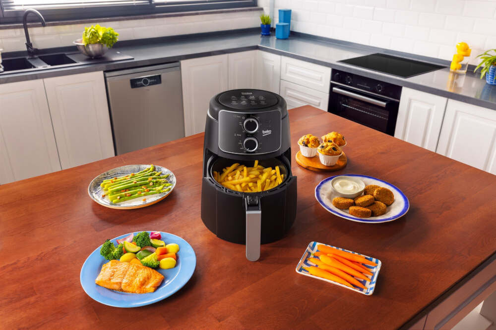 Frytkownica beztłuszczowa BEKO FRL2242B Expert Fry rewolucja zdrowie czas energia oszczednosc gotowanie