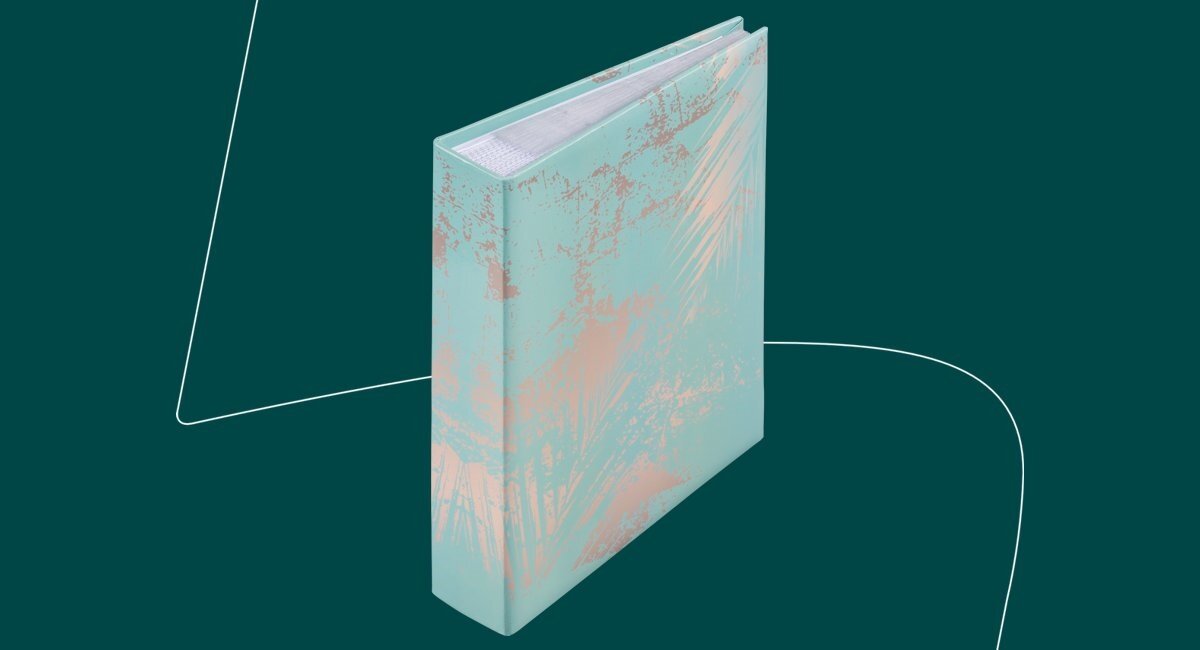 Pięknie przechowywane zdjęcia w albumie Hama Floral Green