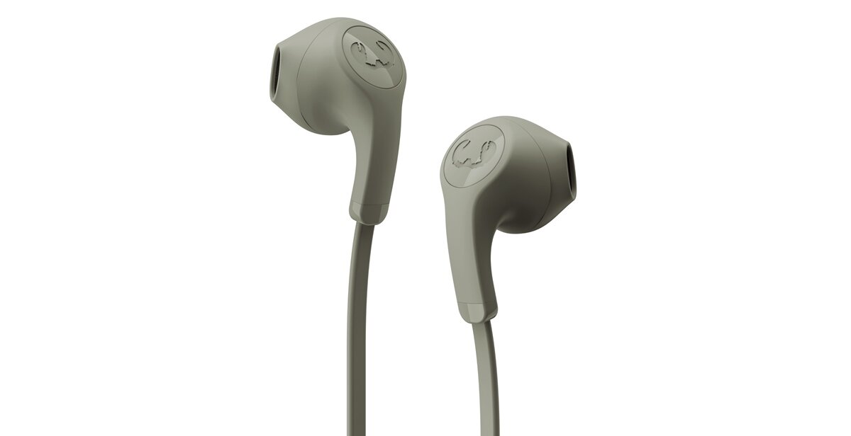 Komfort noszenia, nie ograniczają dźwięków z otoczenia słuchawki douszne przewodowe Fresh 'n Rebel Flow USB-C