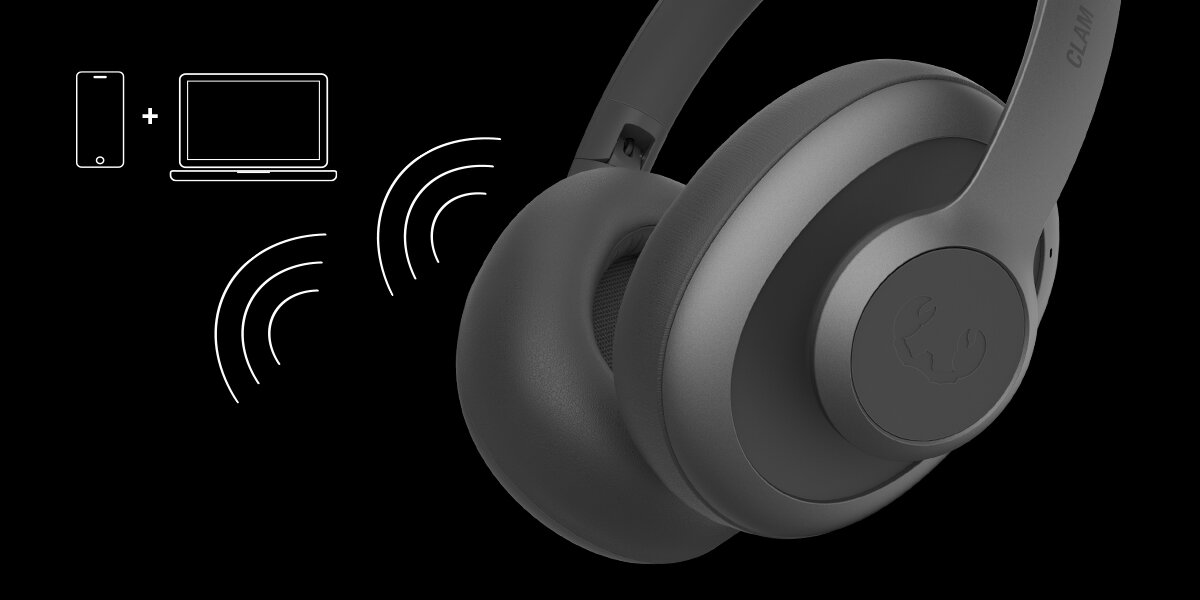 Słuchawki nauszne FRESH N REBEL Clam Blaze Wielopunktowe połączenie Bluetooth