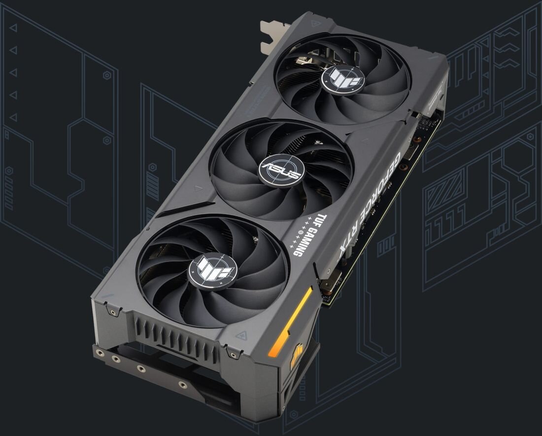 Karta graficzna ASUS TUF Gaming GeForce RTX 4070 Super OC Edition 12GB - Karta graficzna