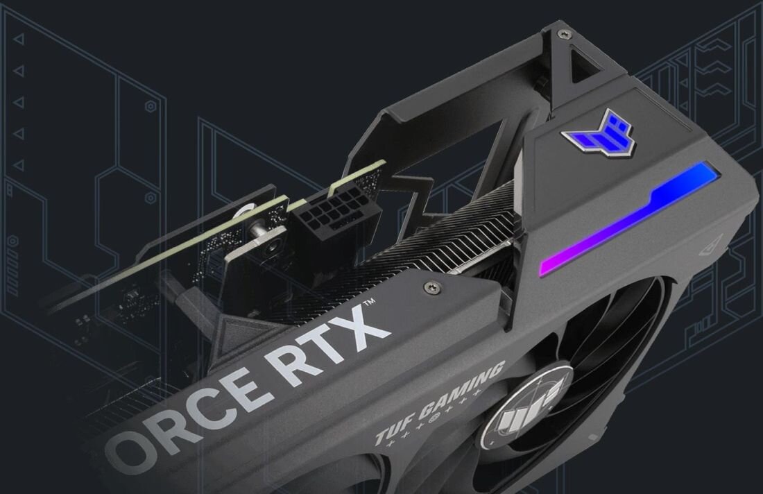 Karta graficzna ASUS TUF Gaming GeForce RTX 4070 Super OC Edition 12GB - Aura Sync