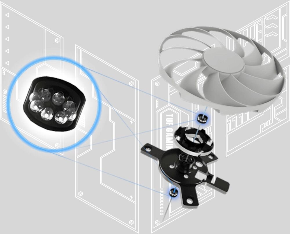 Karta graficzna ASUS Dual GeForce RTX 4070 Super 12GB  - podwójne łożyska kulkowe 