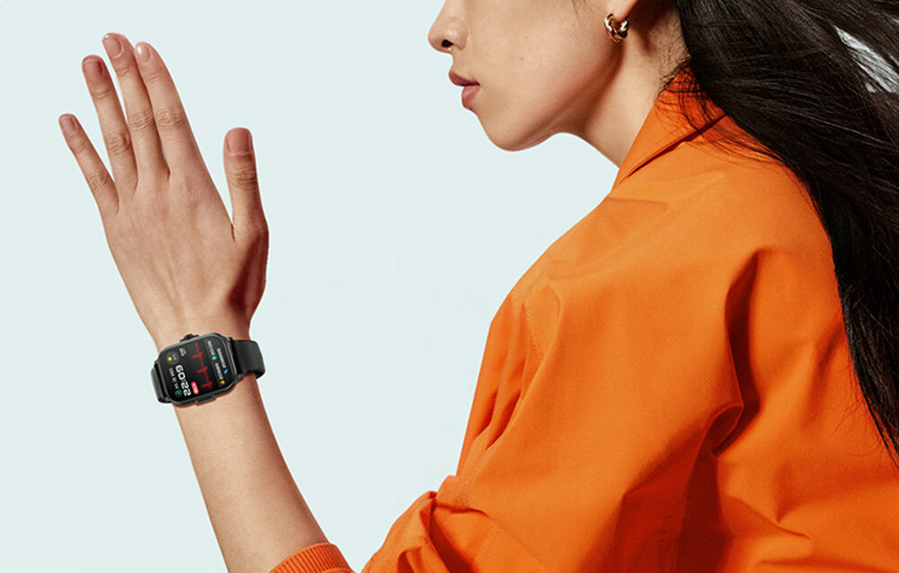 SMARTWATCH COLMI C63 ekran bateria czujniki zdrowie sport pasek ładowanie pojemność rozdzielczość łączność sterowanie krew puls rozmowy smartfon aplikacja