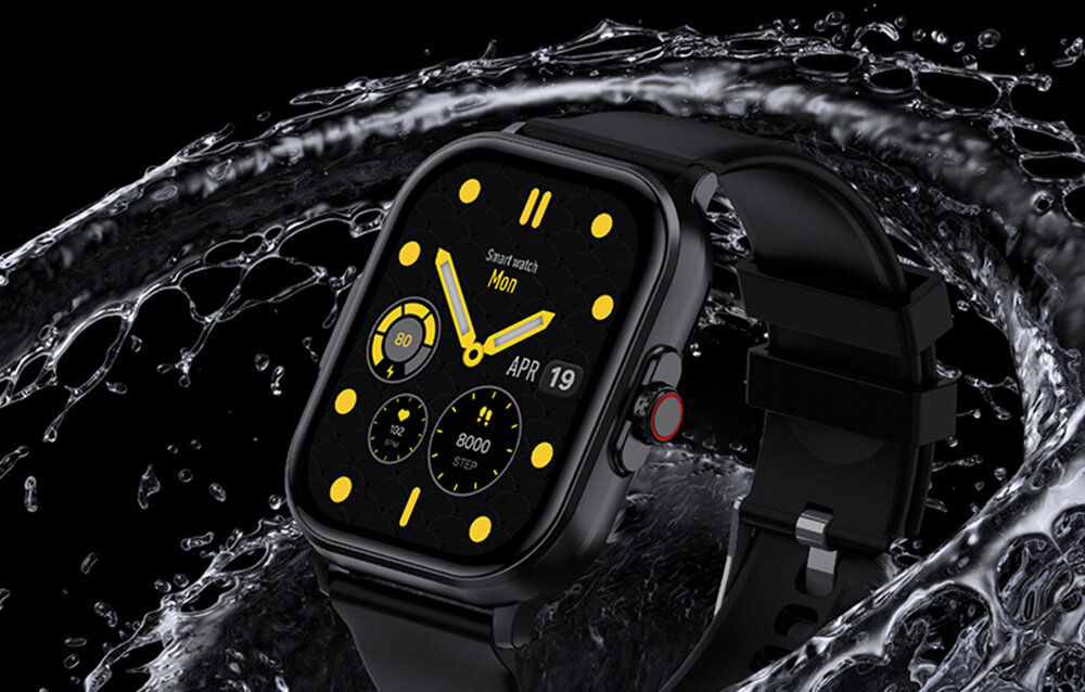 SMARTWATCH COLMI C63 ekran bateria czujniki zdrowie sport pasek ładowanie pojemność rozdzielczość łączność sterowanie krew puls rozmowy smartfon aplikacja