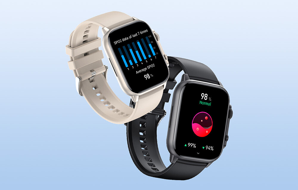 SMARTWATCH COLMI C81 ekran bateria czujniki zdrowie sport pasek ładowanie pojemność rozdzielczość łączność sterowanie krew puls rozmowy smartfon aplikacja