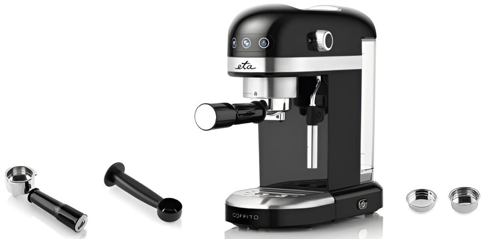 Ekspres ETA Coffito 017590000 Czarny 2 sitka ubijak do kawy