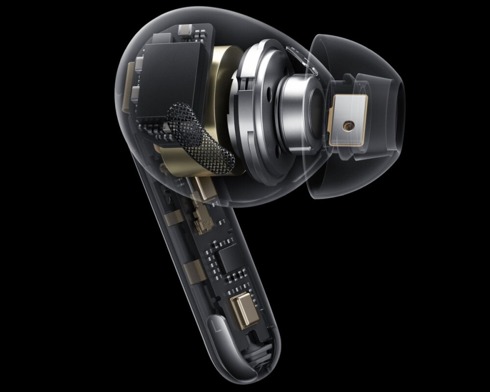 Słuchawki dokanałowe OPPO Enco X W71 transmisja LHDS redukcja szum mikrofony