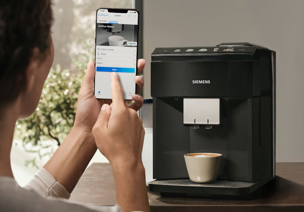 Ekspres SIEMENS EQ.500 TQ518RX3 aplikacja home connect