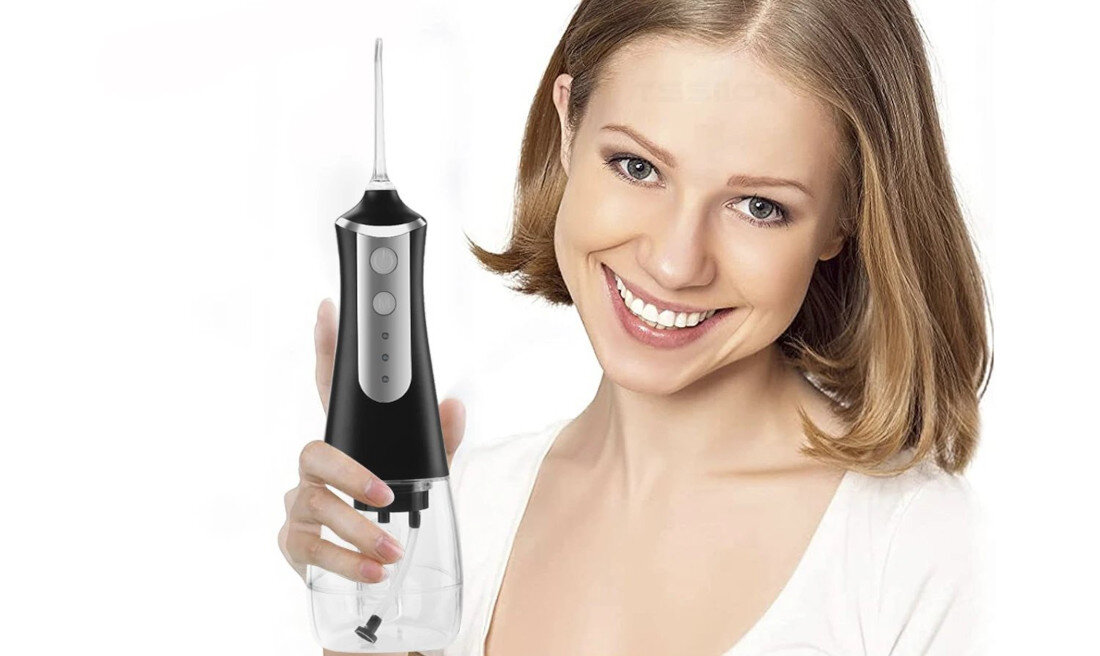 Irygator EXTRALINK Beauty Smartlife Intelligent L10 Biały Zdrowe dziąsła bez wysiłku Delikatny masaż dziąseł krążenie krwi regeneracja krwawienie choroby przyzębia wsparcie