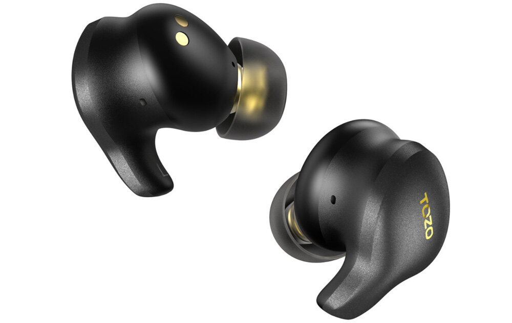Słuchawki dokanałowe TOZO Golden X1 - brzmienie hi-res audio