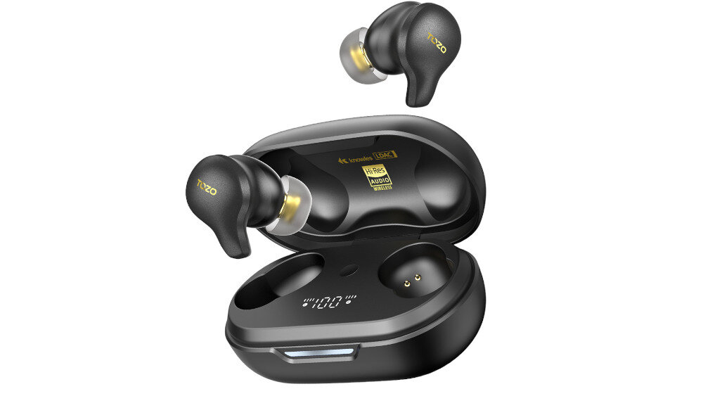 Słuchawki dokanałowe TOZO Golden X1  - dedykowana aplikacja