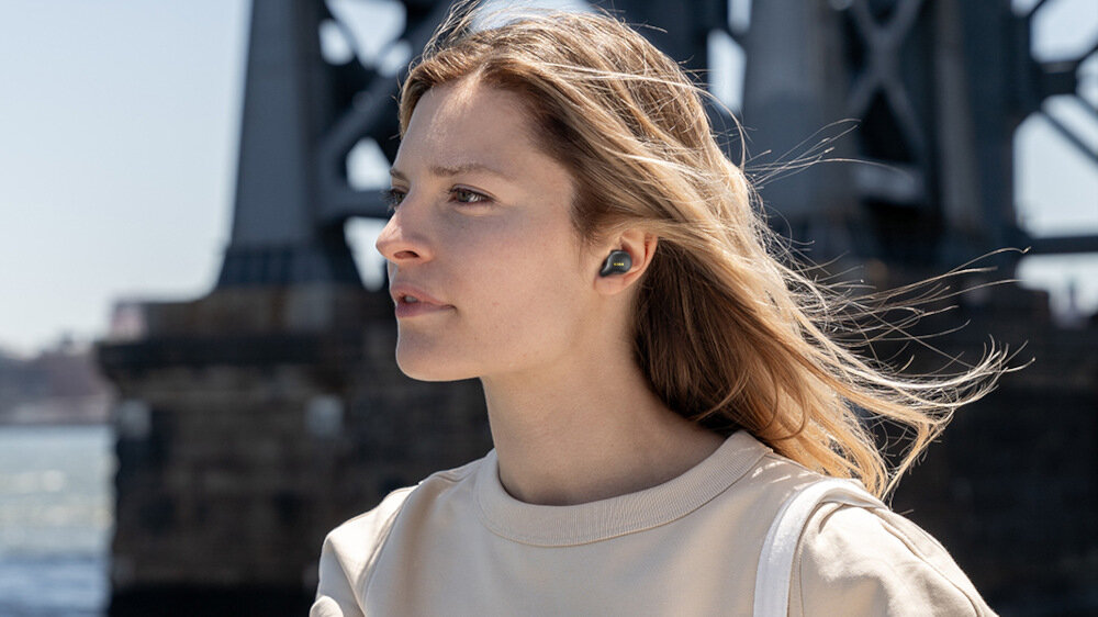 Słuchawki dokanałowe TOZO Golden X1  - etui