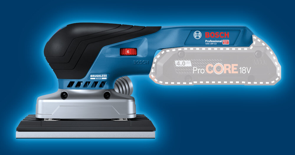 Szlifierka oscylacyjna BOSCH Professional GSS 18V-13 06019L0100 do pracy w kazdych warunkach precyzja wydajnosc