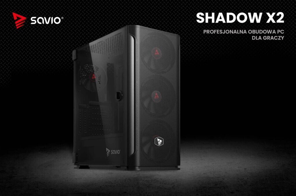 obudowa PC Shadow X2 01 na czarnym tle PL