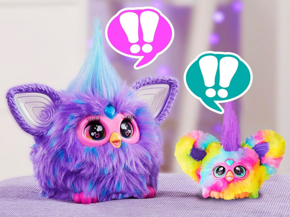 Maskotka HASBRO Furby Furbisie Ray-Vee F8897 interakcja z Furby zaczep do plecaka