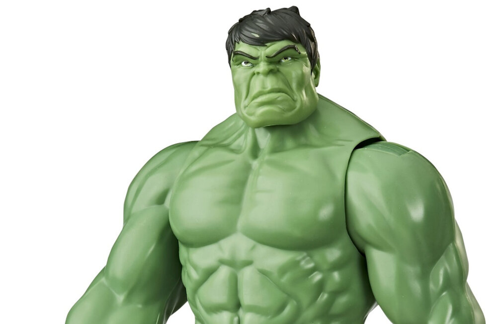 Figurka HASBRO Marvel Avengers Titan Hero Deluxe Hulk E7475 dla malych i duzych fanow Marvela wysokosc 30 cm starannie odwzorowane detale usupelnienie kolekcji