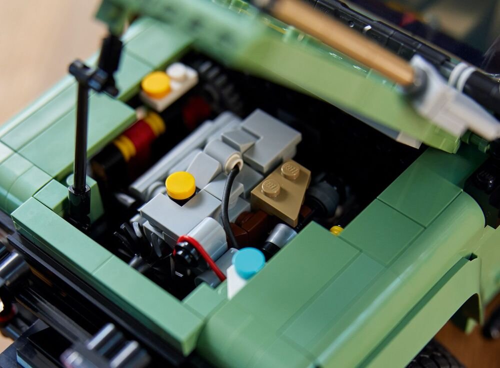 LEGO 10317 ICONS Land Rover Classic Defender 90 klocki elementy zabawa łączenie figurki akcesoria figurka zestaw
