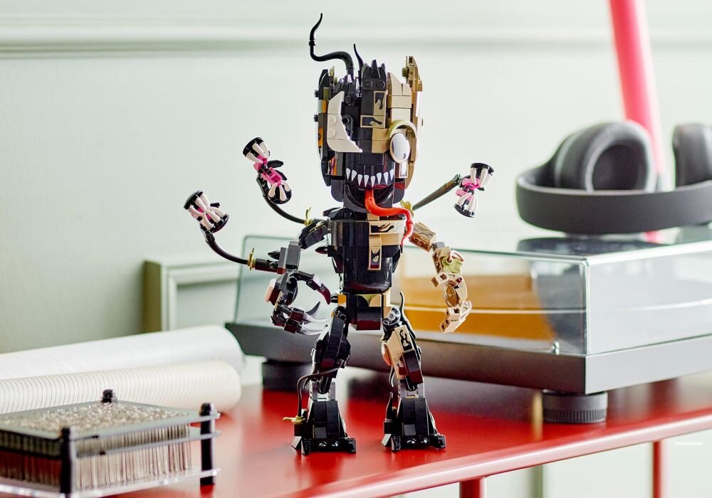 LEGO 76249 Marvel Groot jako Venom klocki elementy zabawa łączenie figurki akcesoria figurka zestaw