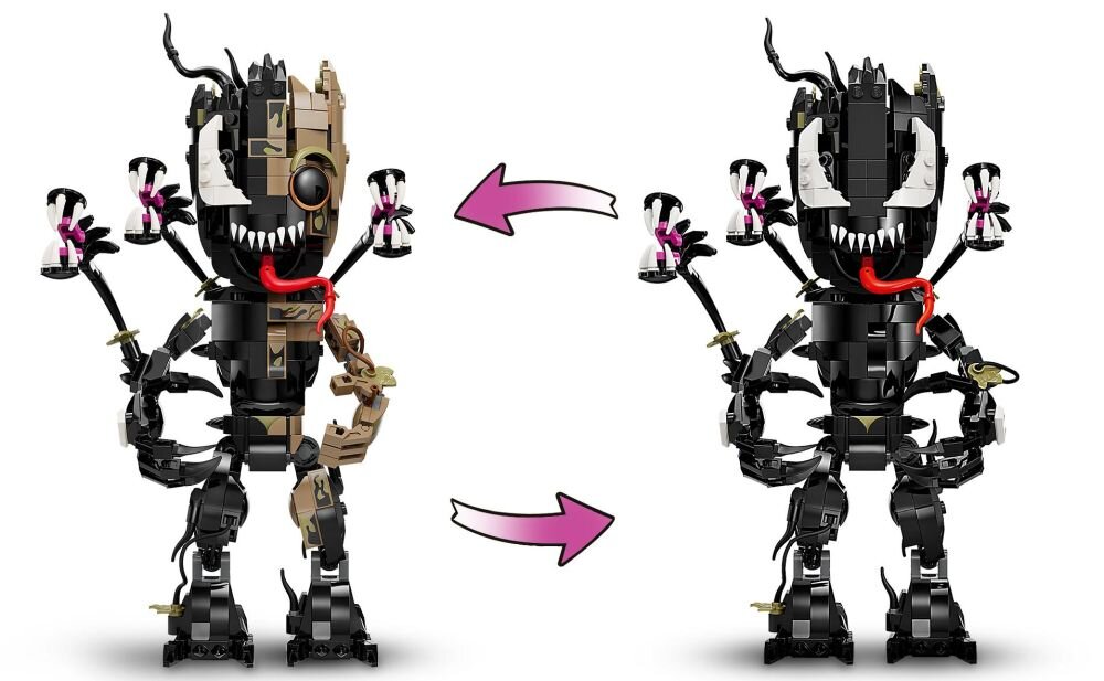 LEGO 76249 Marvel Groot jako Venom klocki elementy zabawa łączenie figurki akcesoria figurka zestaw