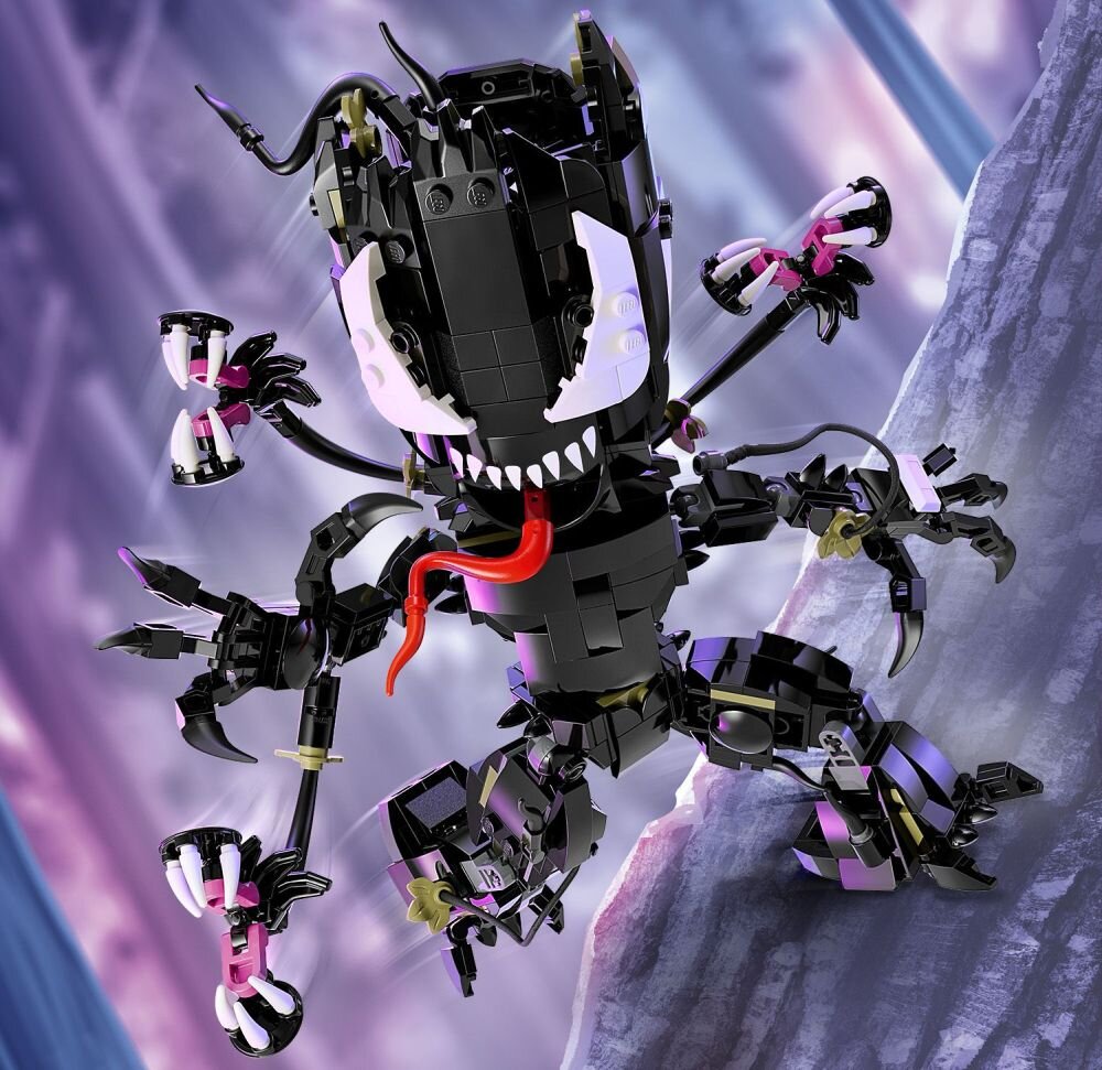 LEGO 76249 Marvel Groot jako Venom klocki elementy zabawa łączenie figurki akcesoria figurka zestaw
