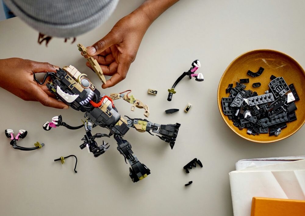 LEGO 76249 Marvel Groot jako Venom klocki elementy zabawa łączenie figurki akcesoria figurka zestaw