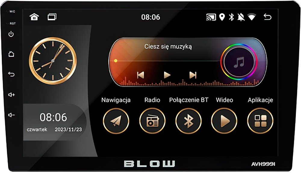 Radio samochodowe BLOW AVH-9991 zastosowanie opis