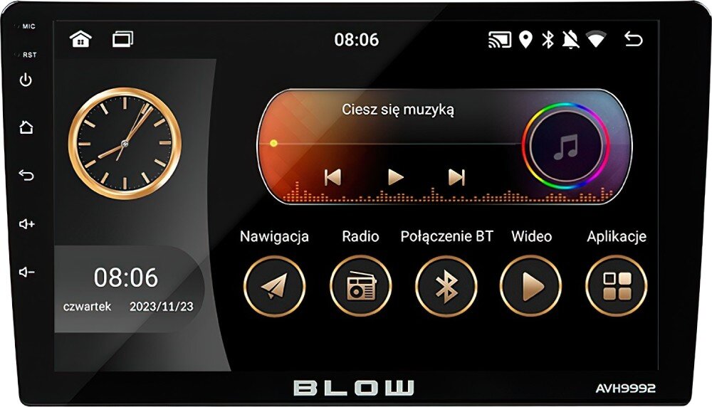 Radio samochodowe BLOW AVH-9992 zastosowanie opis
