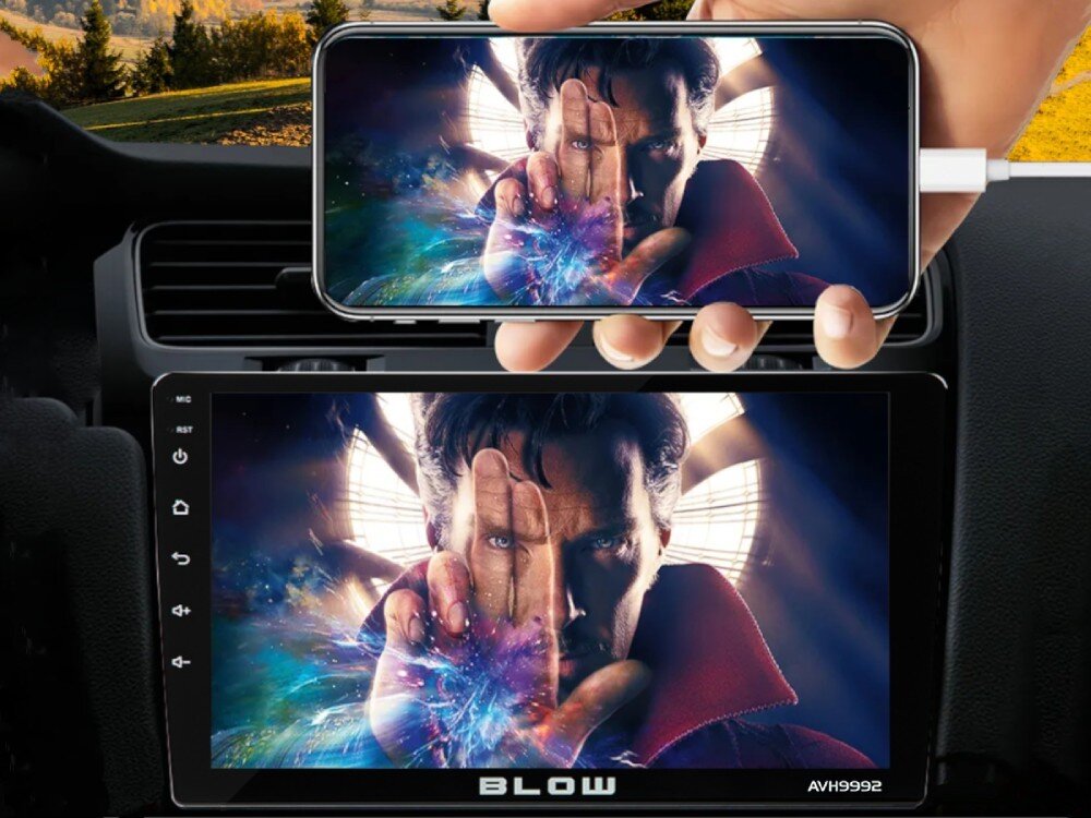 Radio samochodowe BLOW AVH-9992 działanie przeznaczenie system aplikacje