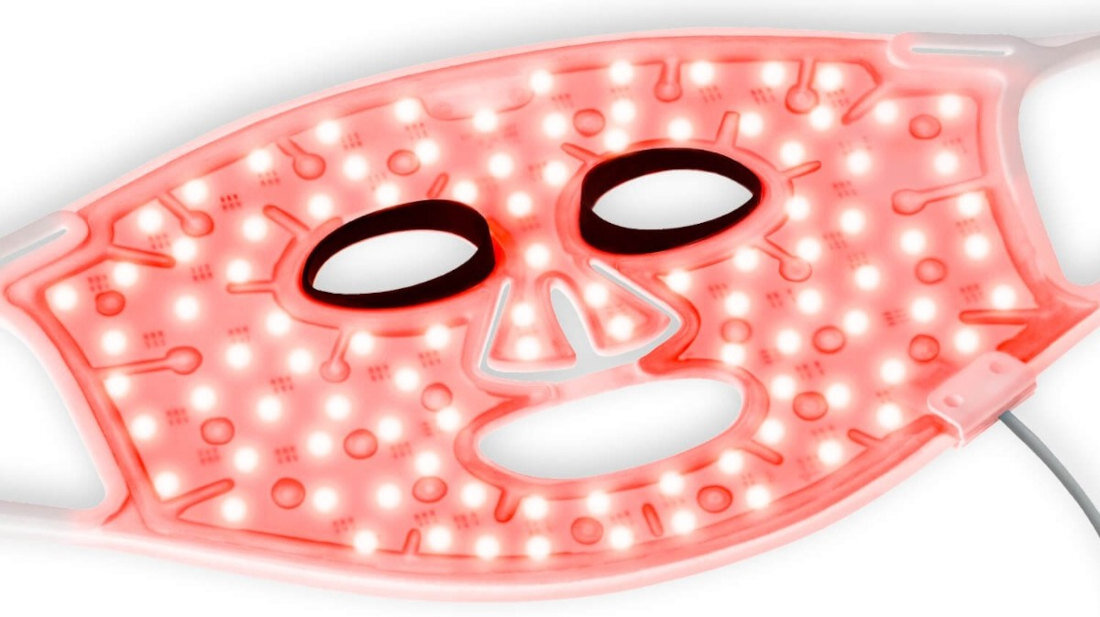 Maska LED SILK'N FNLM2PCN001 Kombinacja 2 świateł czerwonych ulga wrażliwa skóra wydzielanie sebum regulacja