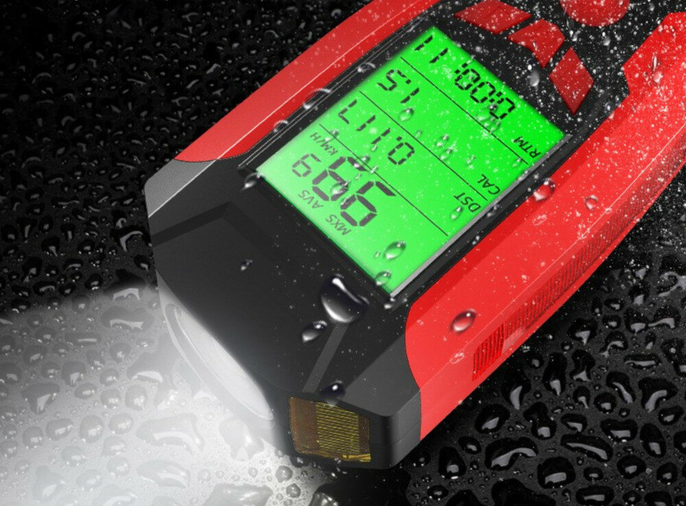 Lampka rowerowa BECOOL BC-FL1484 z licznikiem wodoodporna poziom wodoodporności IPX4 całkowita ochrona spryskiwaniem zachlapaniem