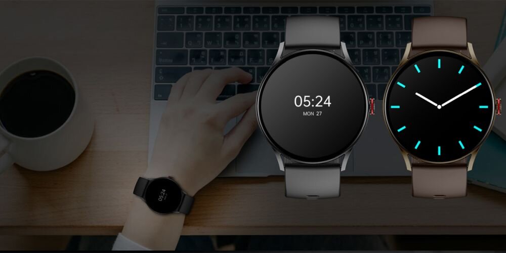 Smartwatch IMILAB TG1 ekran bateria czujniki zdrowie sport pasek ładowanie pojemność rozdzielczość łączność sterowanie krew puls rozmowy smartfon aplikacja
