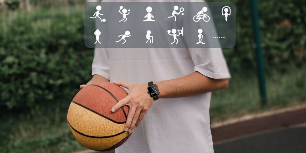 Smartwatch IMILAB ST1   ekran bateria czujniki zdrowie sport pasek ładowanie pojemność rozdzielczość łączność sterowanie krew puls rozmowy smartfon aplikacja 