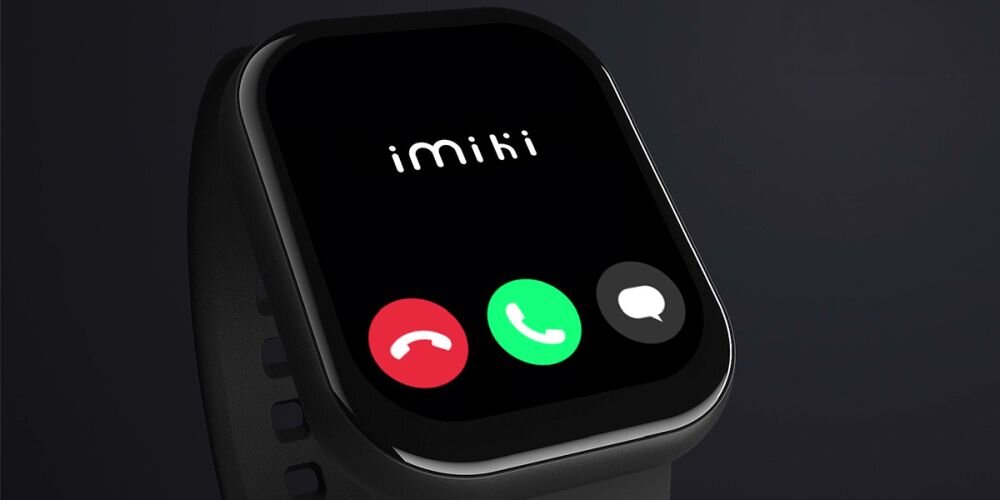 Smartwatch IMILAB SE1 ekran bateria czujniki zdrowie sport pasek ładowanie pojemność rozdzielczość łączność sterowanie krew puls rozmowy smartfon aplikacja