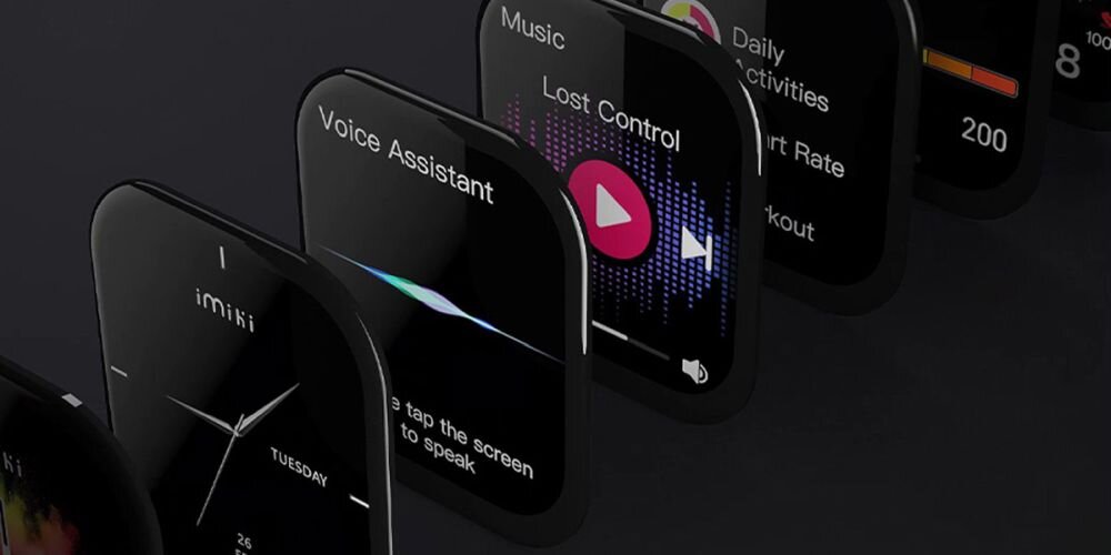 Smartwatch IMILAB SE1 ekran bateria czujniki zdrowie sport pasek ładowanie pojemność rozdzielczość łączność sterowanie krew puls rozmowy smartfon aplikacja