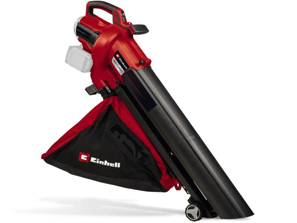 Dmuchawa do liści akumulatorowa EINHELL Venturro 36-240 3433640 dmuchawa na białym tle szybkie wygodne i bezwysiłkowe sprzątanie wszechstronne urządzenie funkcja odkurzacza dmuchawy i rozdrabniarki