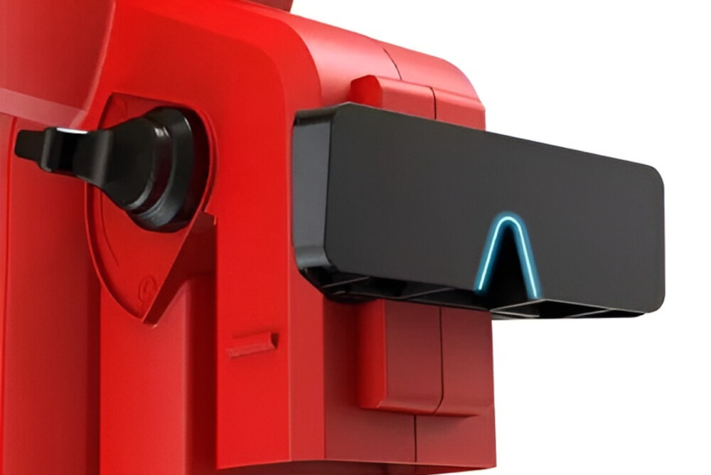 Dmuchawa do liści akumulatorowa EINHELL Venturro 36-240 3433640 zbliżenie na uchwyt do zawieszenia zintegrowany uchwyt ścienny oszczędza przestrzeń narzędzie jest zawsze łatwo dostępne i zabezpieczone przed przypadkowym uszkodzeniem