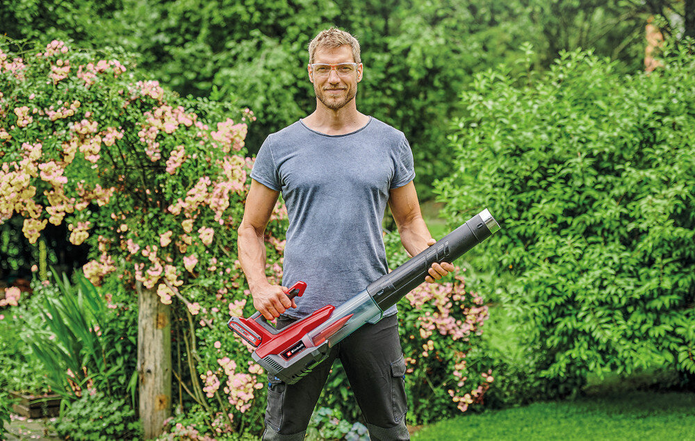 Dmuchawa do liści EINHELL GP-LB 18-200 Li GK-Solo 3433550 bezprzewodowa konstrukcja ergonomiczne rozwiazania pelna swoboda pracy szybko efektywnie