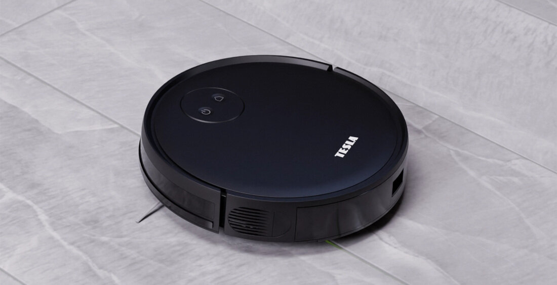 Robot sprzątający TESLA Smart AI100 Precyzyjna nawigacja omija przeszkody technologia żyroskopowa