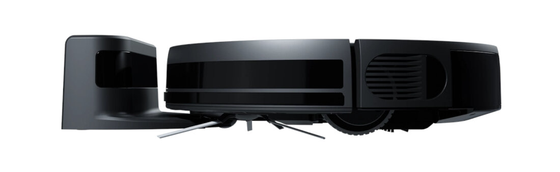 Robot sprzątający TESLA Smart AI100 Skuteczne szczotki rezultaty dwie szczotki boczne środkowa szczotka kurz brud włosy