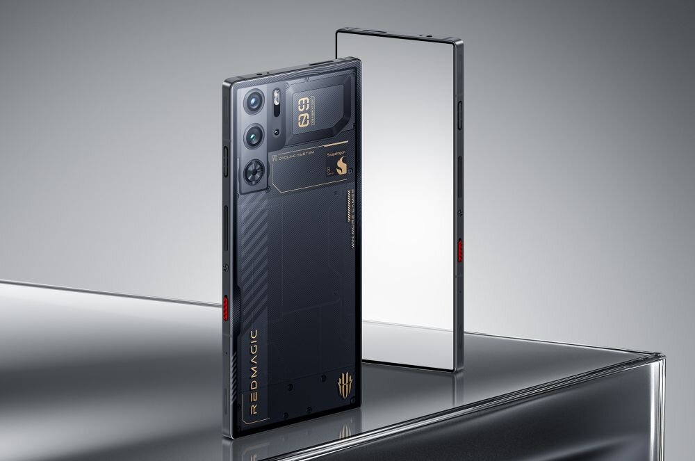 Smartfon NUBIA Red Magic 9 Pro ekran bateria aparat procesor ram pamięć pojemność rozdzielczość zdjęcia filmy opis dane cechy blokady system łączność wifi bluetooth obudowa szkło odporność porty muzyka transfer sieć przekątna matryca waga czujniki oled amoled ips