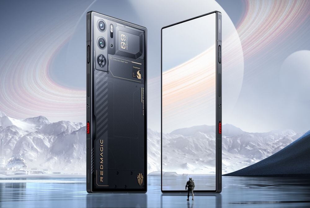 Smartfon NUBIA Red Magic 9 Pro ekran bateria aparat procesor ram pamięć pojemność rozdzielczość zdjęcia filmy opis dane cechy blokady system łączność wifi bluetooth obudowa szkło odporność porty muzyka transfer sieć przekątna matryca waga czujniki oled amoled ips