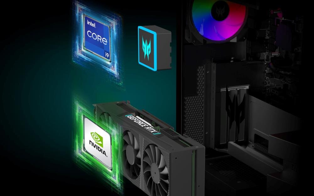 Komputer ACER Predator Orion PO7-655 - Monitor 