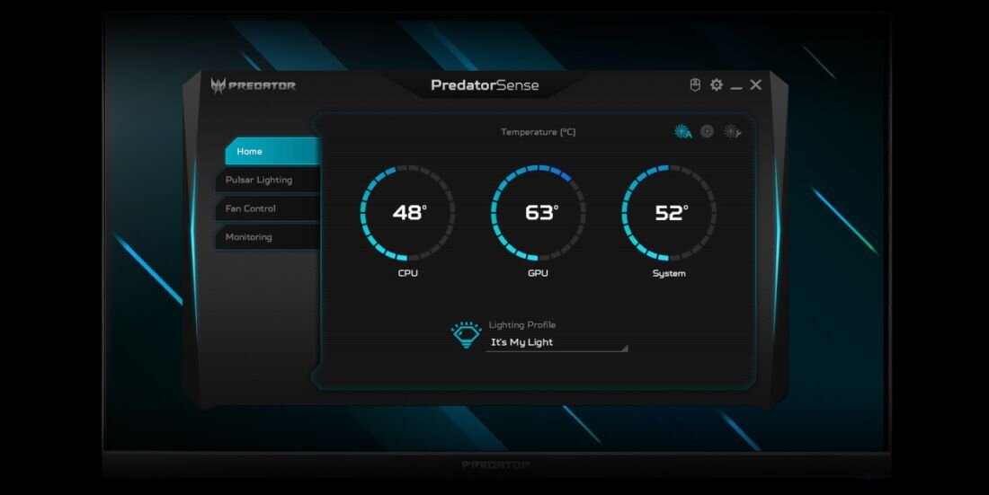 Komputer ACER Predator Orion PO3-655 - PredatorSense